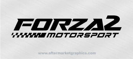Forza2 Motorsport Decals - Pair (2 pieces)